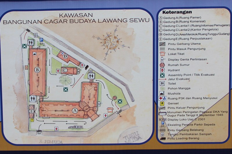 Denah Gedung Lawang Sewu Semarang